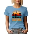 thumbnail image 1 of Retro Vintage Father and Daughter, Hunting Buddies for Life, Hunter Father's Day, Baby Blue T-Shirt, 2XL, 1 of 5
