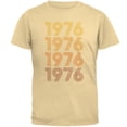 thumbnail image 1 of Retro Vintage Flashback Paralines Birthday 1976 Mens T Shirt Yellow Haze X-LG, 1 of 1
