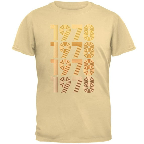 Retro Vintage Flashback Paralines Birthday 1978 Mens T Shirt