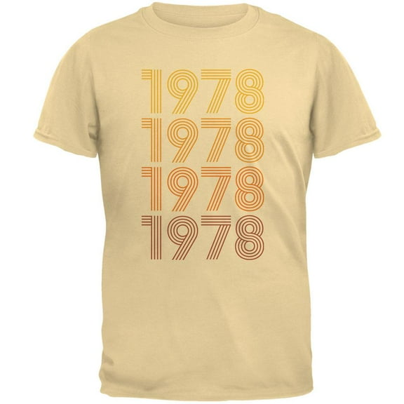 Retro Vintage Flashback Paralines Birthday 1978 Mens T Shirt