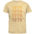 thumbnail image 1 of Retro Vintage Flashback Paralines Birthday 1979 Mens T Shirt Yellow Haze MD, 1 of 1