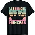 thumbnail image 1 of Retro Vintage Funny Passenger Princess T-Shirt Black Small, 1 of 4