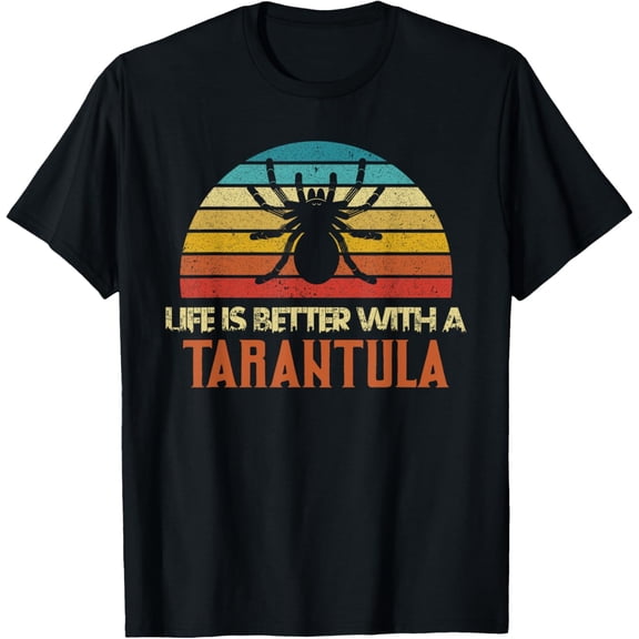 Retro Vintage Funny Spider Life Is Better With Tarantula T-Shirt