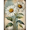 thumbnail image 1 of Retro Vintage Garden Daisy Wall Art, Flower Aluminum Sign 12x8 Inches, Antique Wall Plaque Retro Art Decoration for Home Club Cabin Garage Store Bar Cafe Farm, 1 of 6