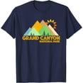 thumbnail image 1 of Retro Vintage Grand Canyon National Park Mountains Unisex T-Shirt for Men Women Kids Toddler,Navy Color,Size YS, 1 of 5