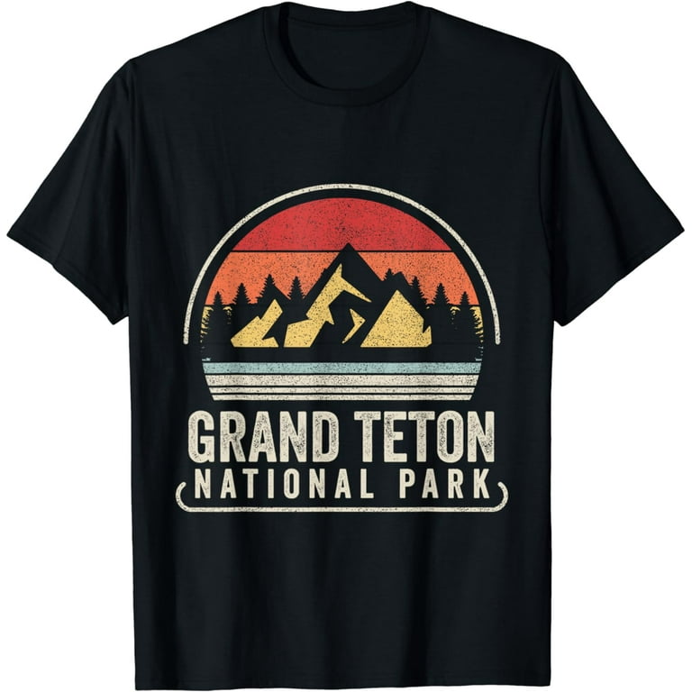 Retro Vintage Grand Teton Shirt National Park Tee Shirt Retro Vintage Grand Teton Shirt National Park Tee Shirt
