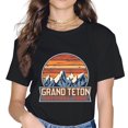 thumbnail image 1 of Retro Vintage Grand Teton National Park T-Shirt, 1 of 4