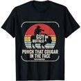 thumbnail image 1 of Retro Vintage Guy On A Buffalo Possum Possee T-Shirt, 1 of 5