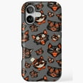 thumbnail image 1 of Retro Vintage Halloween Cat Face Compatible Phone Case for iPhone 11–17 Pro Max, 1 of 2