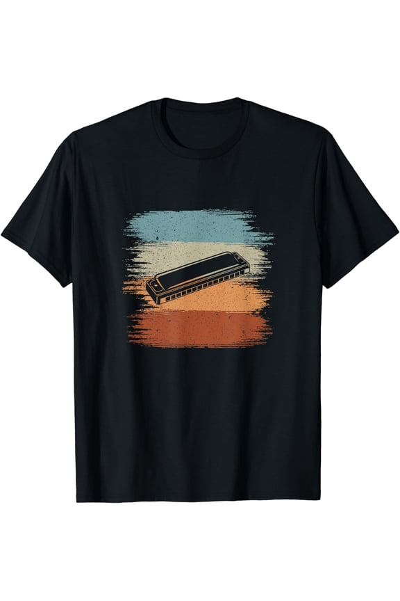 Retro Vintage Harmonica T-Shirt I Mouth Organ Musician Gift mens t shirt,black,women,funny,misfits,men,journey