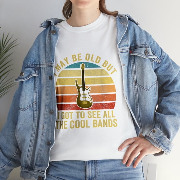 Retro Vintage I May Be Old But I Got To See All The Cool Bands T-Shirt
