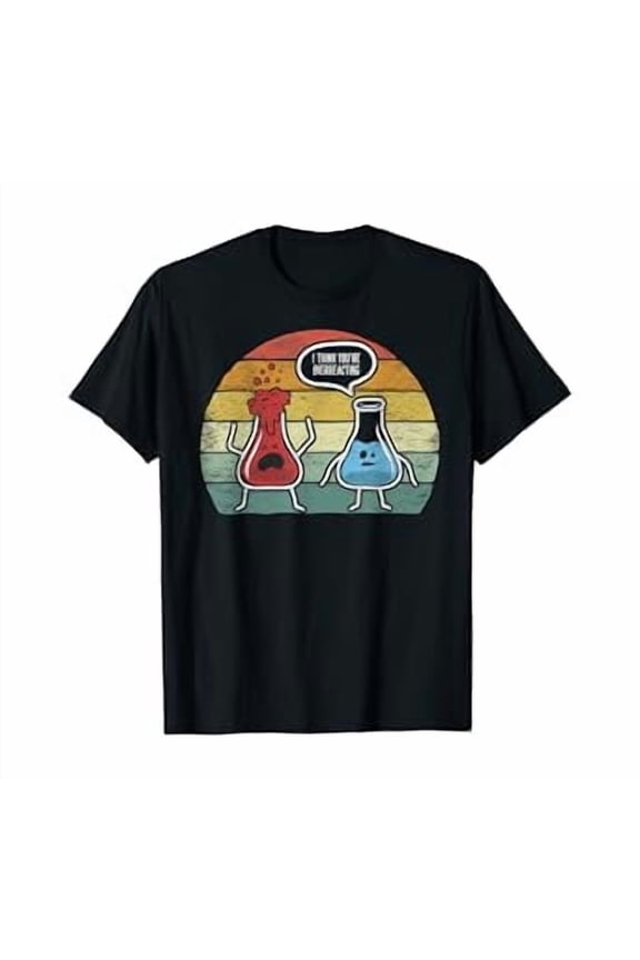 Retro Vintage I Think You're Overreacting Fun Nerd Chemistry T-Shirt