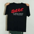 thumbnail image 1 of Retro Vintage Inspired 90s DARE Program Fan Unisex T-Shirt up to 5XL, 1 of 3