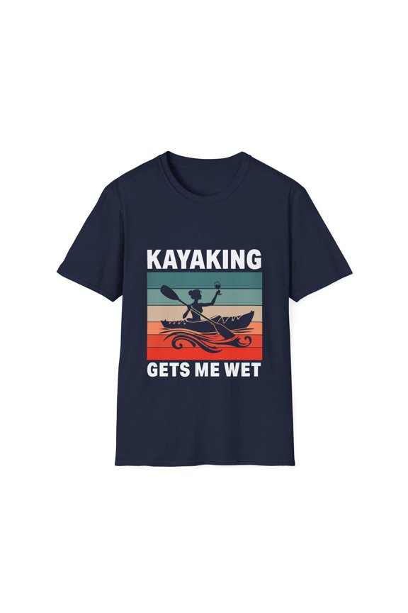Retro Vintage Kayaking Kayaker Boating Lover Kayak TShirt