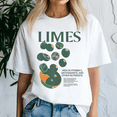 thumbnail image 1 of Retro Vintage Limes Graphic Vegetables Lemon Shirt, Summer Beach Tee,Summer Vibes,Summer Girl,Hello Summer,Summer Vacation Tshirt, 1 of 5