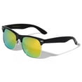 thumbnail image 1 of Retro Vintage Mirror Lens Polarized Sunglasses Mens Half Metal Frame Sunglasses, 1 of 4