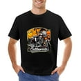 thumbnail image 1 of Retro Vintage Motorbike T-Shirt Beach Sunset Biker Tee Men's Summer Gift, 1 of 5
