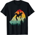 thumbnail image 1 of Retro Vintage Mountain Climber - Rock Climbing Bouldering T-Shirt, 1 of 4