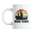 thumbnail image 1 of Retro Vintage New York City Skyline Print Coffee & Tea Gift Mug Cup or Souvenir (11oz), 1 of 3