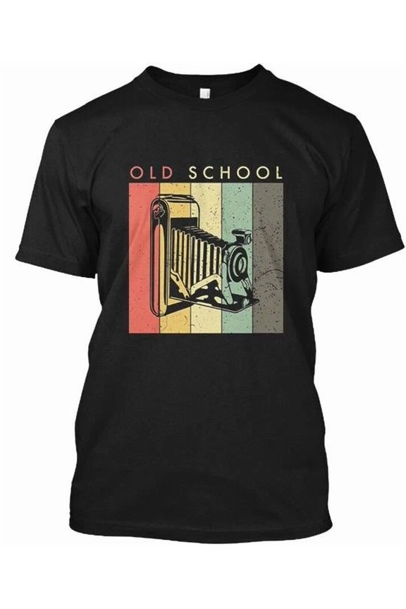 Retro Vintage Old School Camera - T-Shirt Made in the USA Size S to 5XL