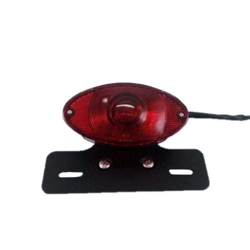 Retro Vintage Oval Brake Tail Light For Harley Honda Kawasaki Suzuki Yamaha Quad Cruiser Chopper Bobber Old School CB