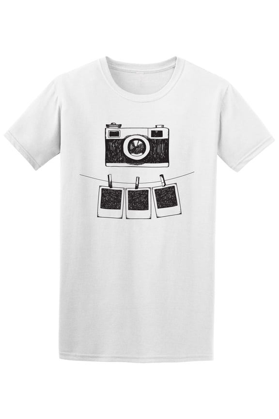 Retro Vintage Photo Frames Doodle Tee - Image by Shutterstock