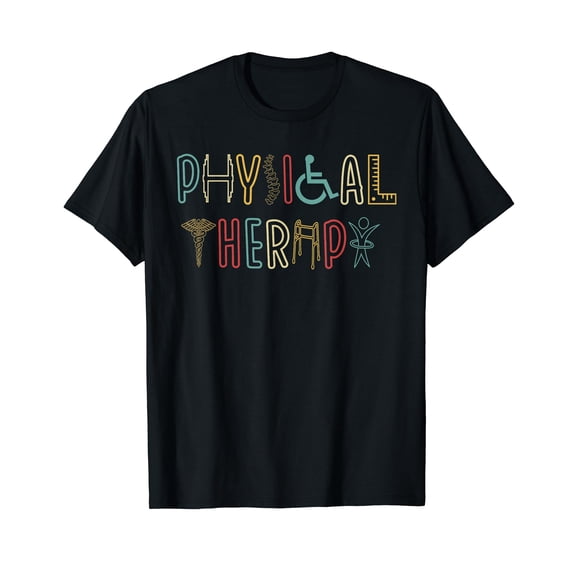 Retro Vintage Physical Therapy Funny Physical Therapist T-Shirt