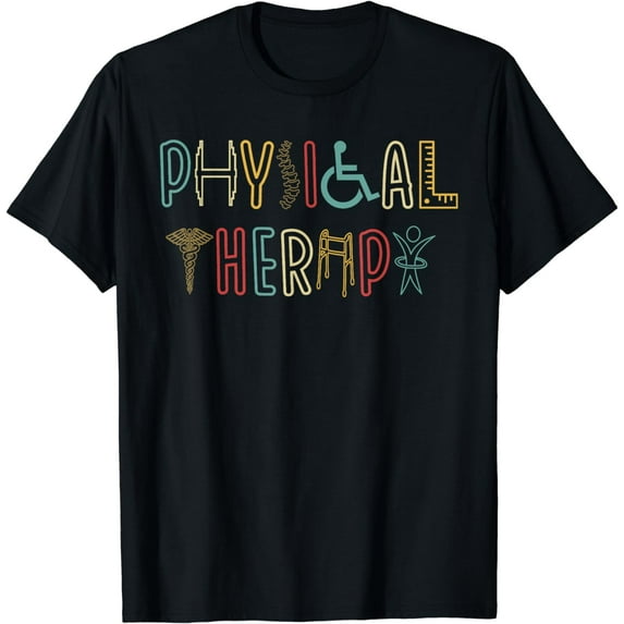 Retro Vintage Physical Therapy Funny Physical Therapist T-Shirt