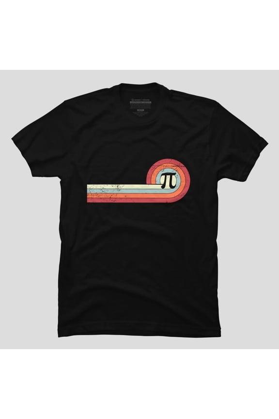 Retro Vintage Pi Day Funny Math Nerd Geek Science Gift H38784 T-Shirt, for Men and Women, Up to Size 5XL