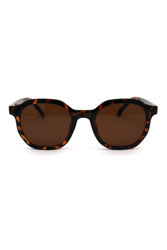 Retro Vintage Plastic Horn Rim Hipster Sunglasses Tortoise Brown