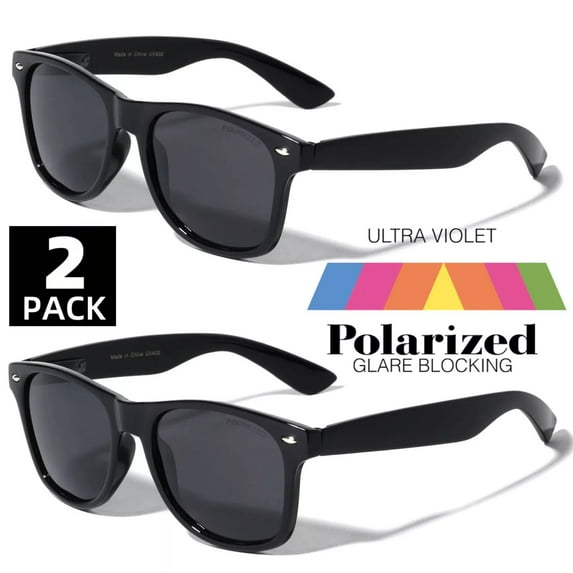 Retro Vintage Polarized Sunglasses Mens UV400 Full Frame 80s Sunglasses