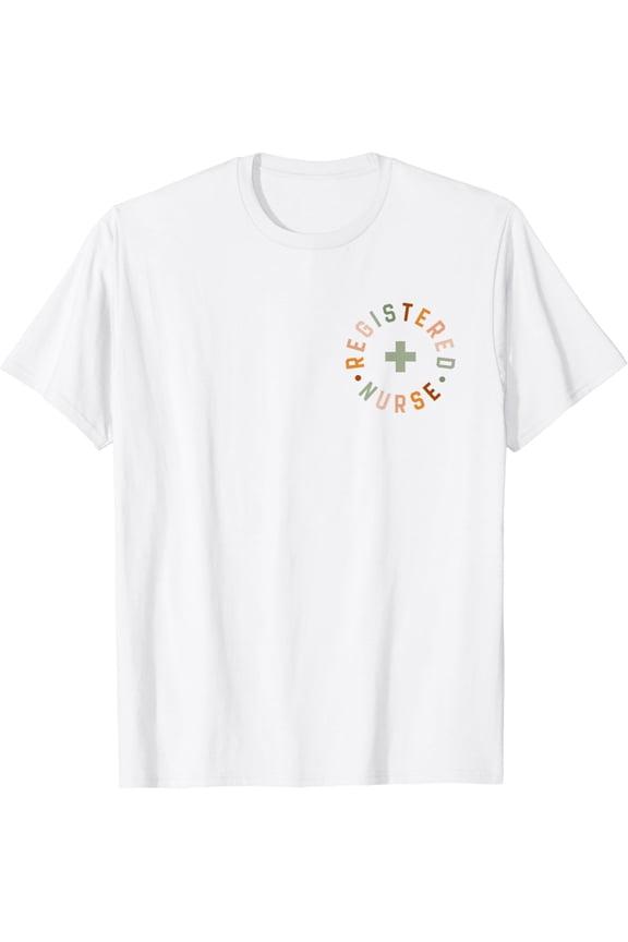 Retro Vintage Registered Nurse Stethoscope Nursing RN Staff T-Shirt