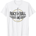thumbnail image 1 of Retro Vintage Rock & Roll Guitar Wings Music Concert Band T-Shirt, 1 of 5