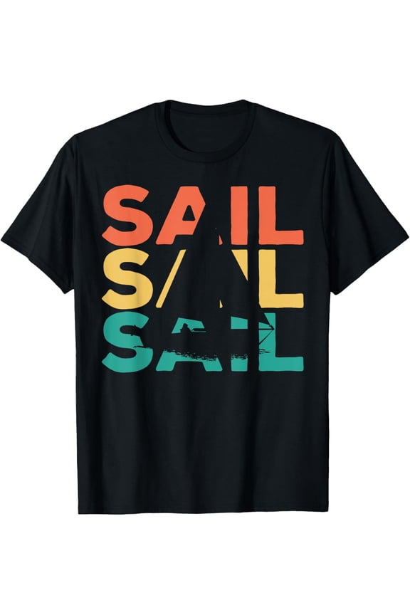 Retro Vintage Sailing Gift For Sailors & Skippers T-Shirt
