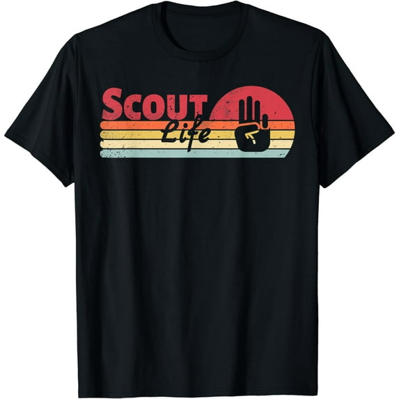 Retro Vintage Scout Life | Scout-hand for boys girls T-Shirt