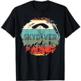 thumbnail image 1 of Retro Vintage Skydiver Skydiving Parachuting Skydive Gift T-Shirt, 1 of 5