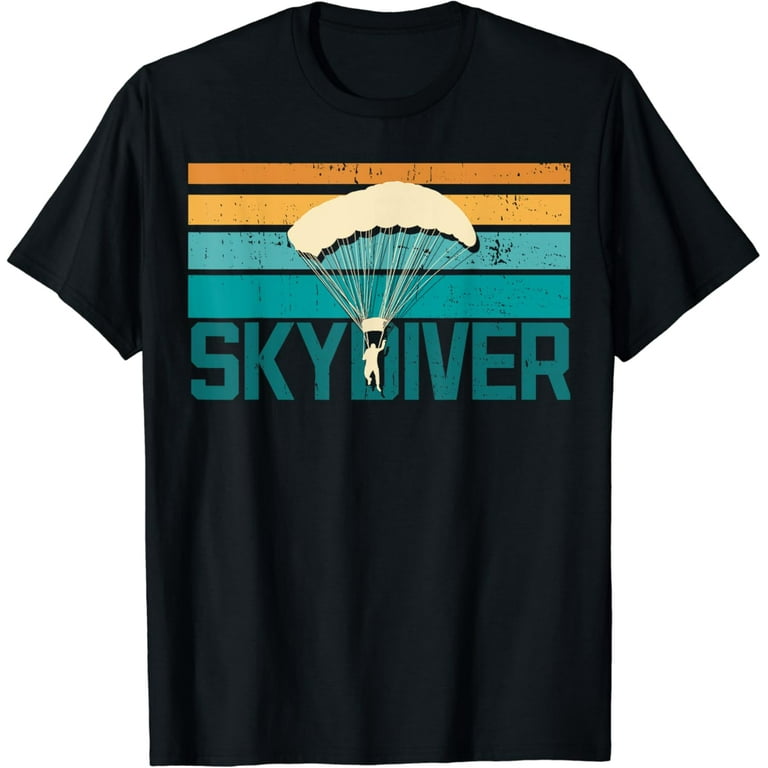 Retro Vintage Skydive T-Shirt For Skydivers Retro Vintage Skydive T-Shirt For Skydivers