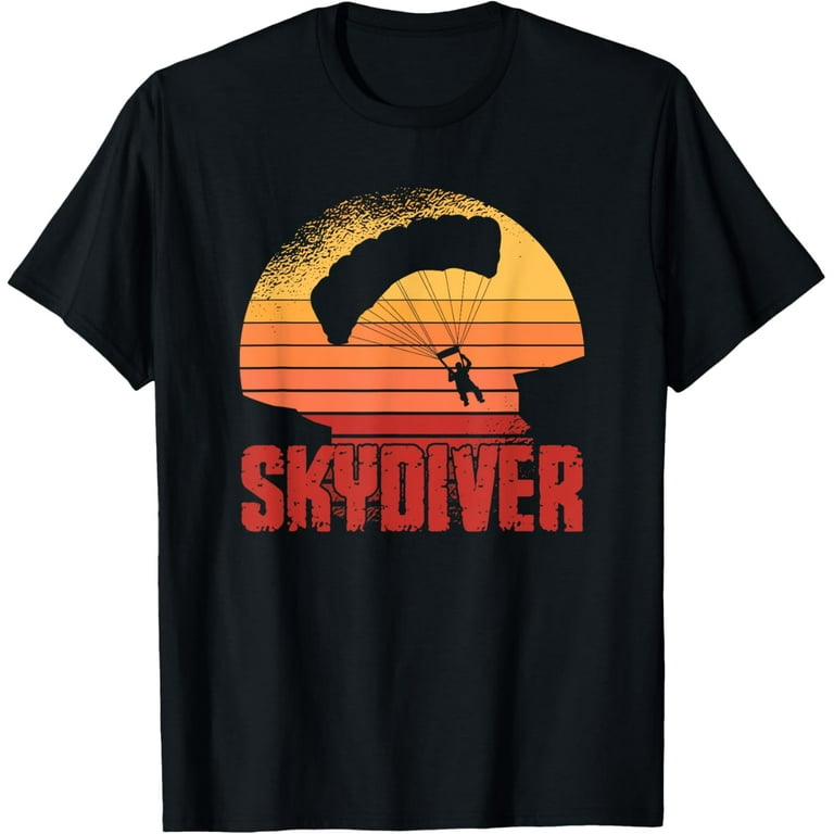 Retro Vintage Skydive T-Shirt For Skydivers Retro Vintage Skydive T-Shirt For Skydivers