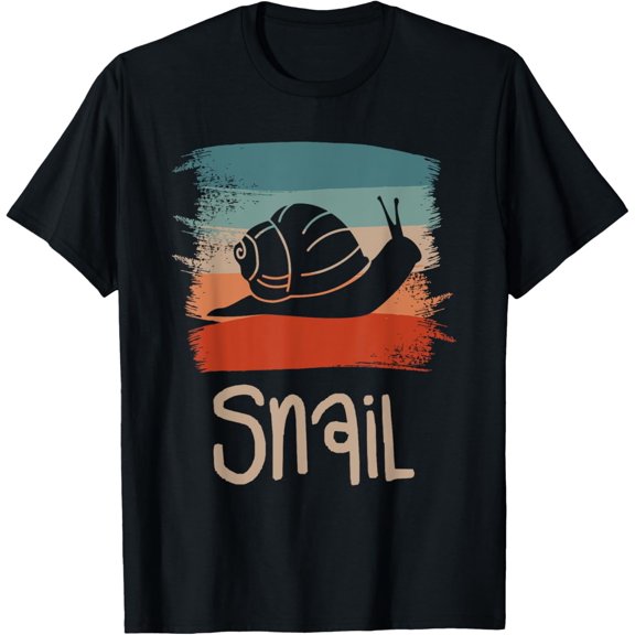 Retro Vintage Snail Snails Lover T-Shirt