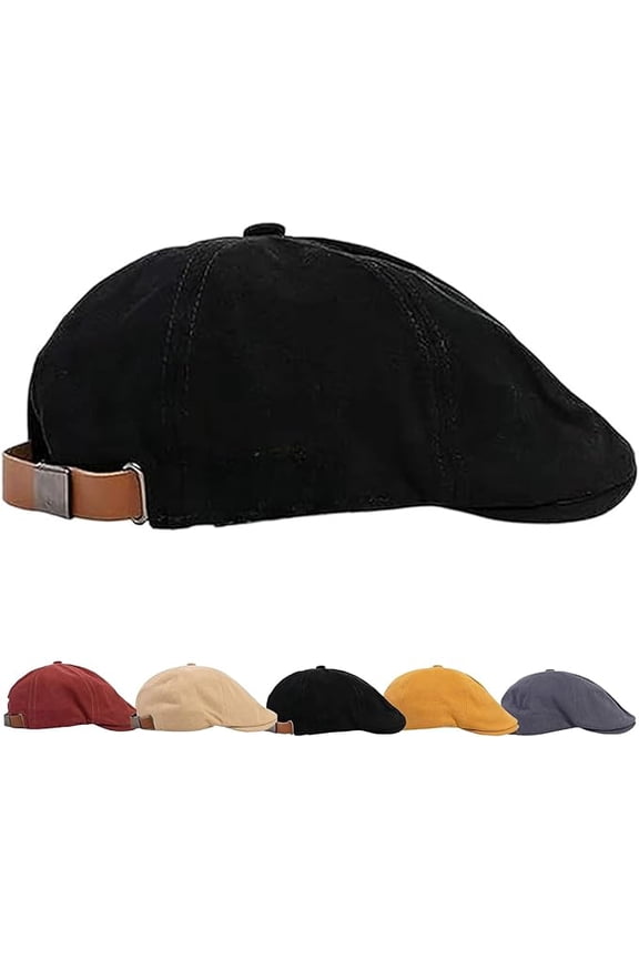 Retro Vintage Street Beret Cap,2026 New Flat Adjustable Beret Hats,Paperboy Cap for Men and Women,for All Seasons Wear P