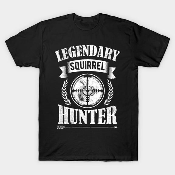 Retro Vintage Style Legendary Squirrel Hunting Gift For Hunter Rimfire Unisex T-Shirt, up to size 3XL.