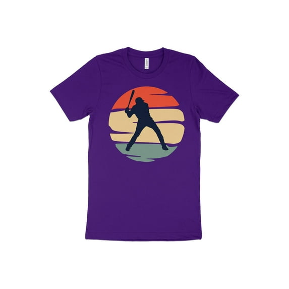 Retro Vintage Sunset Baseball Lover Gift Present Women Men T-Shirt Sports Mom Tee Baseball Mom Baseball Dad Mom to Be Mother Father T-Shirt