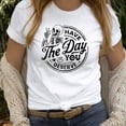 thumbnail image 1 of Retro Vintage T-Shirt Sweatshirt Have The Day You Deserve Shirt Crewneck Positive Shirt Motivational Positivity Tee All Size S-5XL, 1 of 4