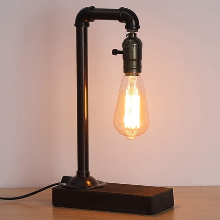 Retro Vintage Table Lamp, Industrial Loft Style Steam Punk Lamp Iron Piping Desk Lamp price history and forecast - Casavida HT-ATD47-SG8-dsv
