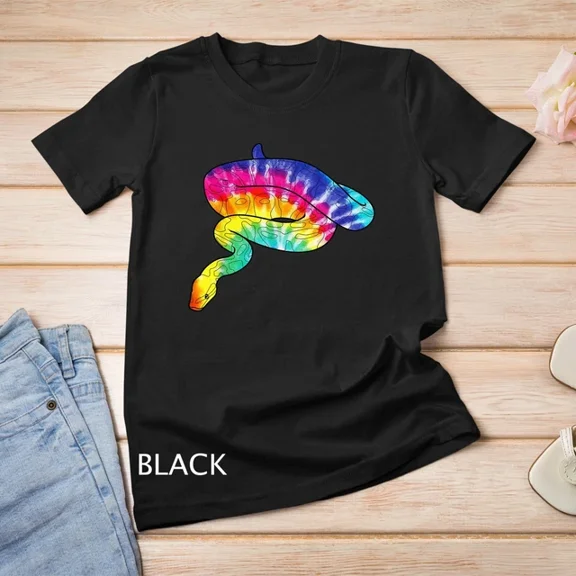 Retro Vintage Tie Dye Cobra Boa Snake Ball Python Reptile T-Shirt Unisex T-Shirt