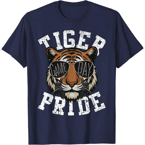 Retro Vintage Tiger Pride Mascot School Sports Team Softstyle Unisex T-Shirt