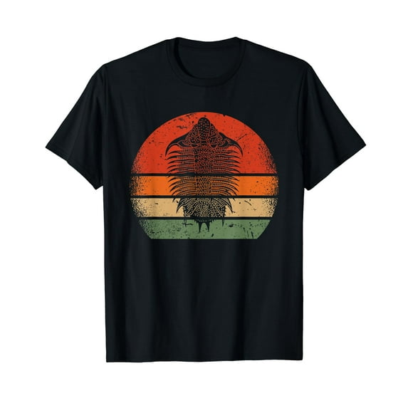 Retro Vintage Trilobite Funny Paleontologist Fossil Hunter T-Shirt