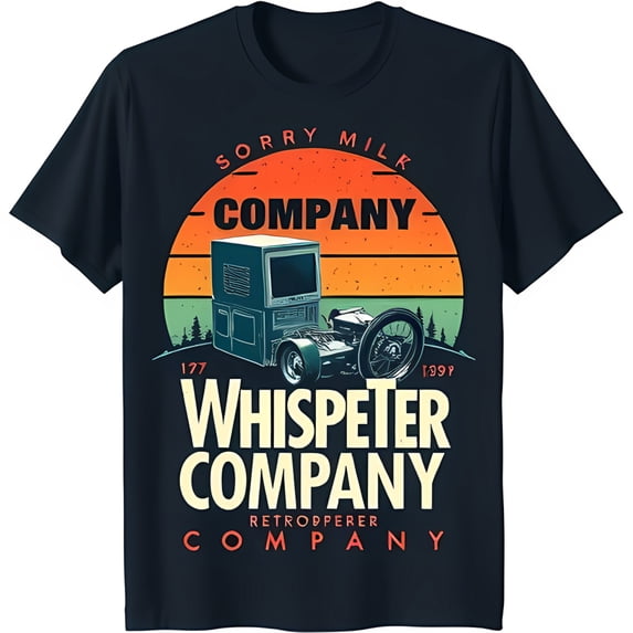 Retro Vintage Truck T-Shirt with Sunset Design Sorry 1977