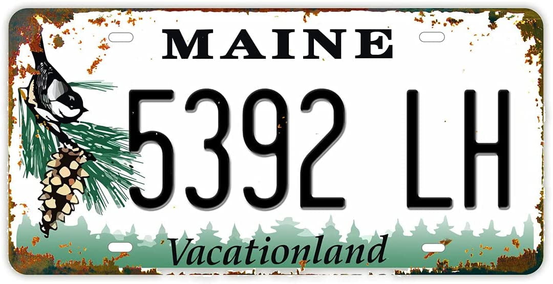 Retro Vintage U S State Auto Number Tags Embossed Metal License retro-vintage-u-s-state-auto-number-tags-embossed-metal-license