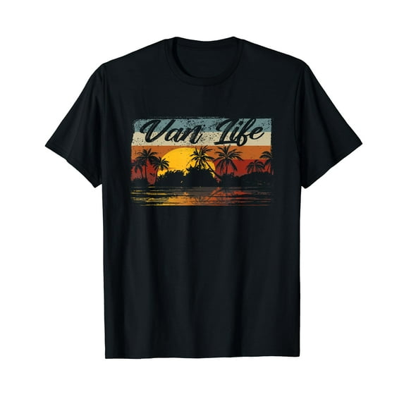 Retro Vintage Van Life is the Real Adventure T-Shirt